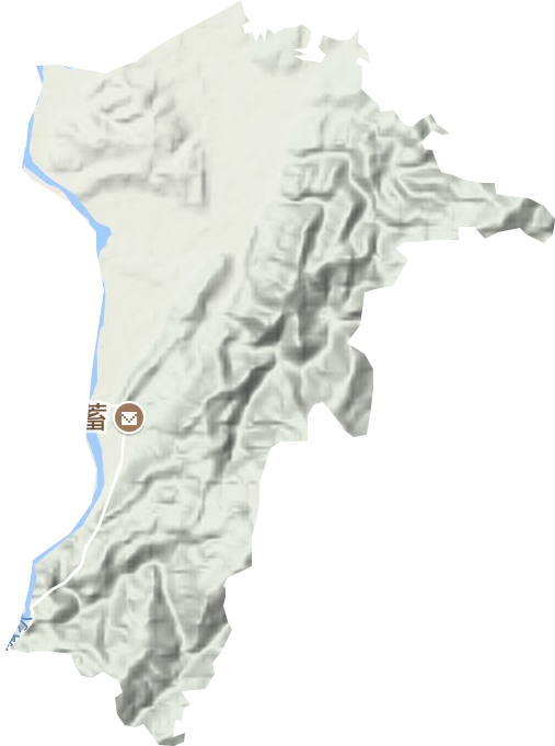 水东镇地形图