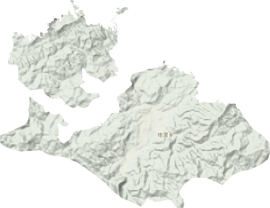 地灵乡地形图