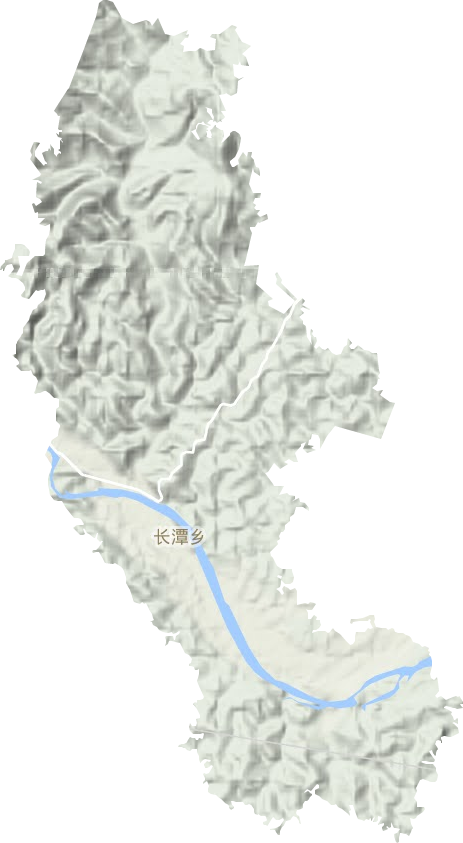 长潭乡地形图