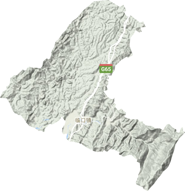 临口镇地形图