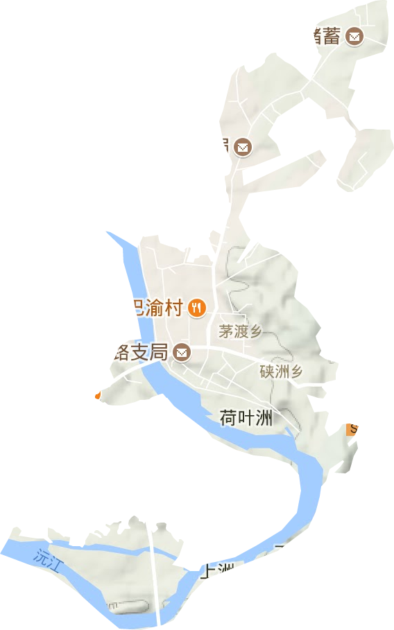 安江镇地形图
