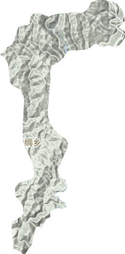 排绸乡地形图