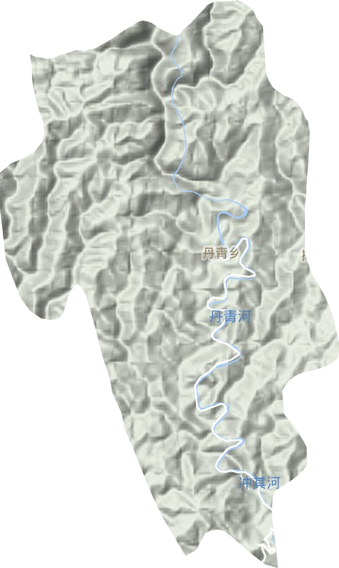 丹青镇地形图