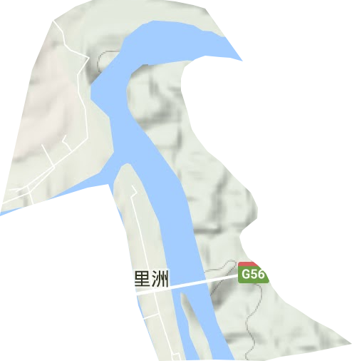 武溪镇地形图