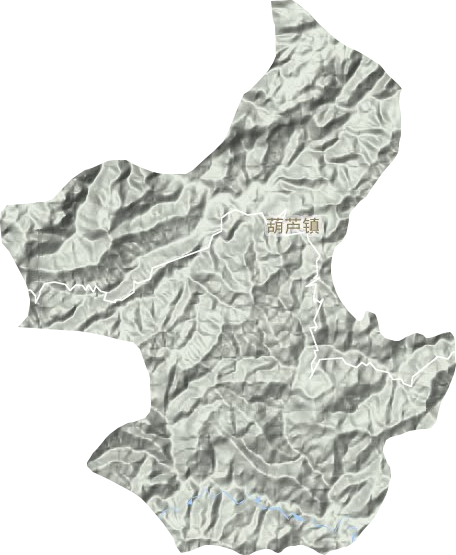 葫芦镇地形图