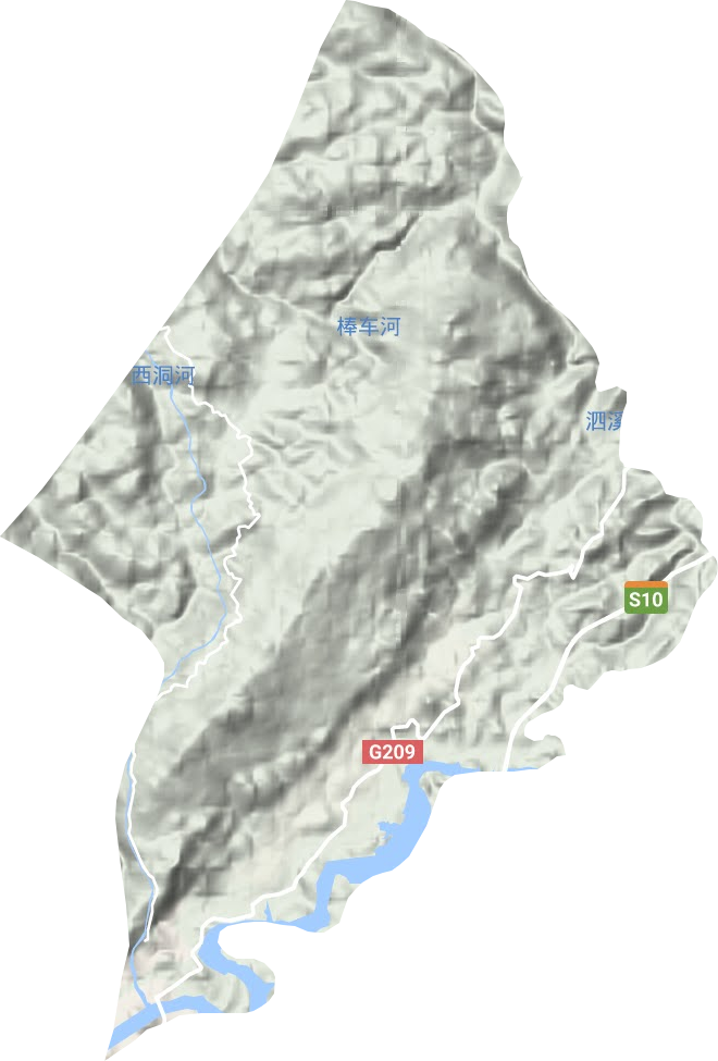 马鞍山林场地形图