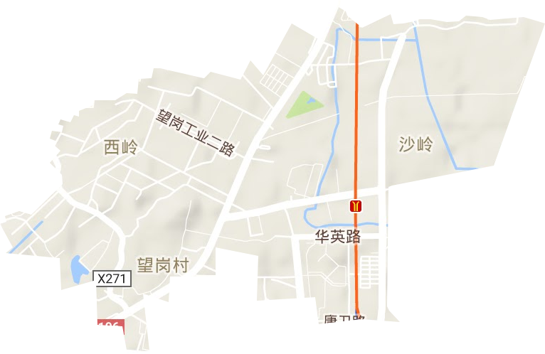 嘉禾街道地形图