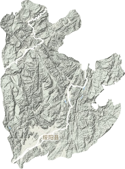 绥阳县地形图
