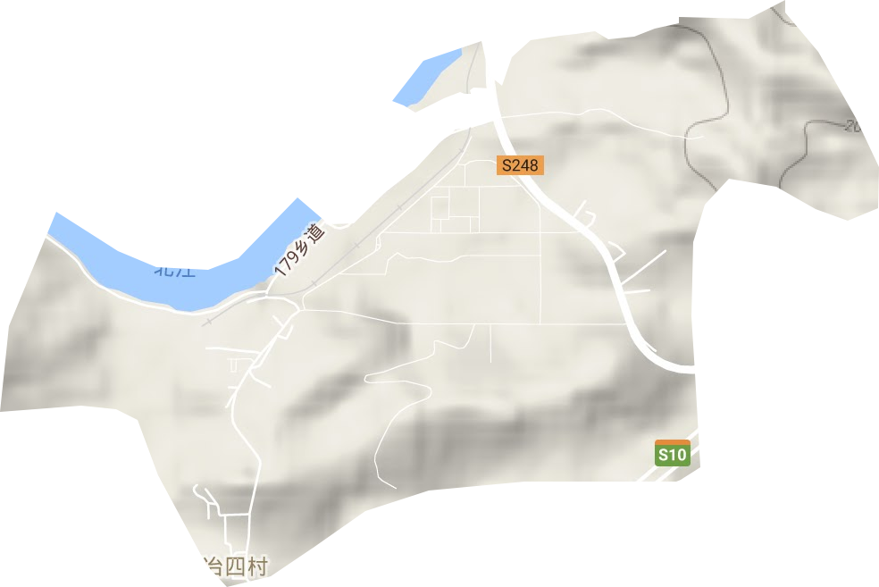 韶关冶炼厂地形图