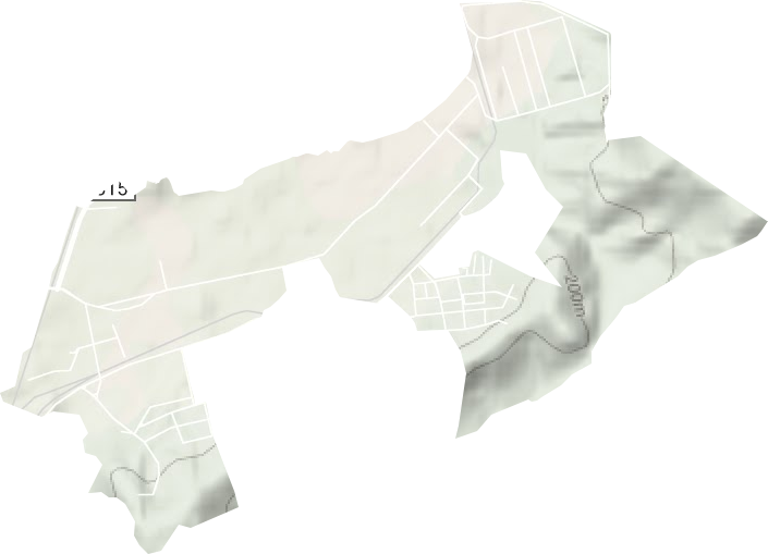 松山街道地形图