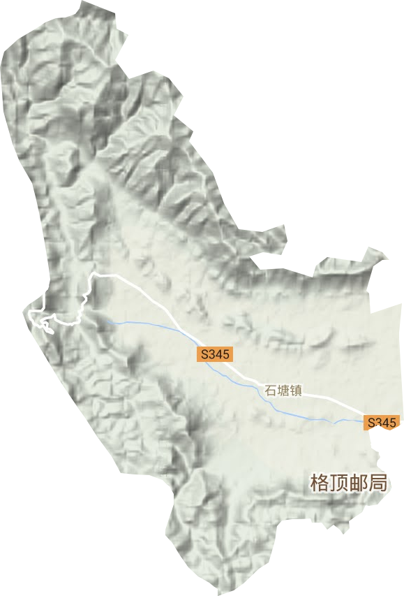石塘镇地形图