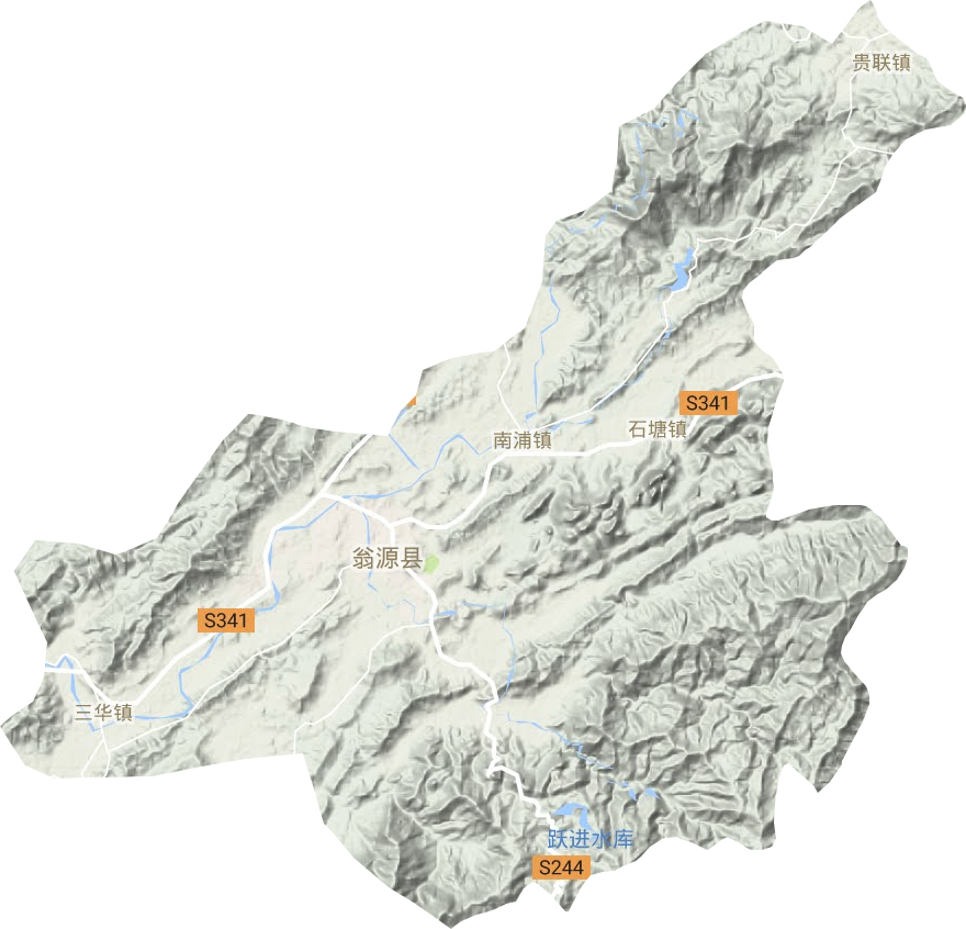 龙仙镇地形图