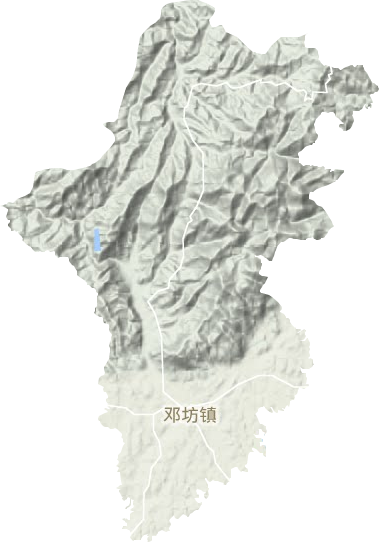邓坊镇地形图