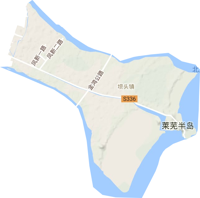 凤翔街道地形图