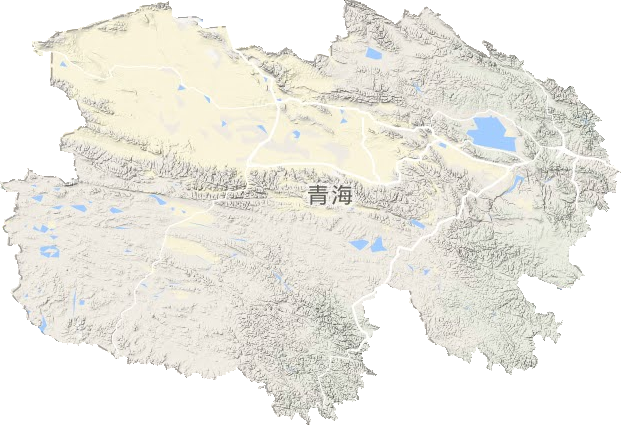 青海省地形图
