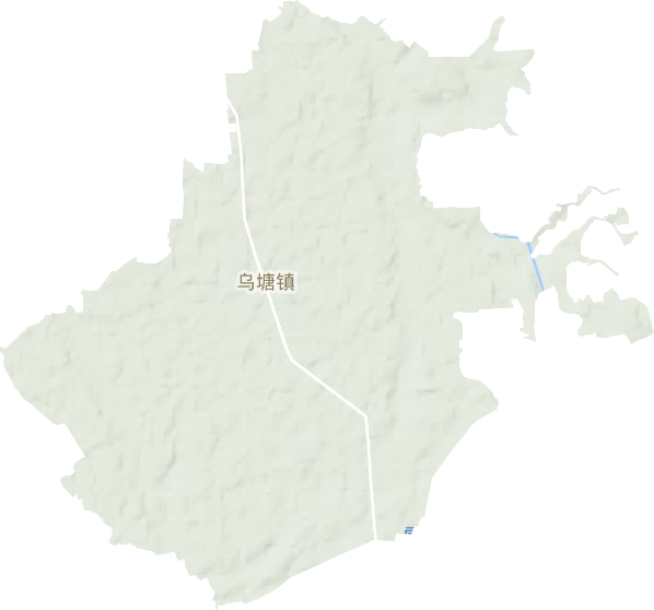 乌塘镇地形图