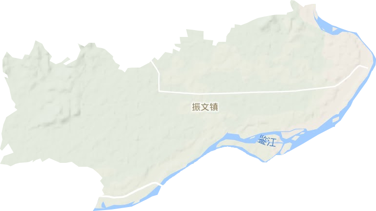 振文镇地形图