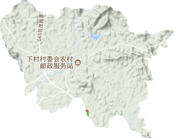 泗水镇地形图