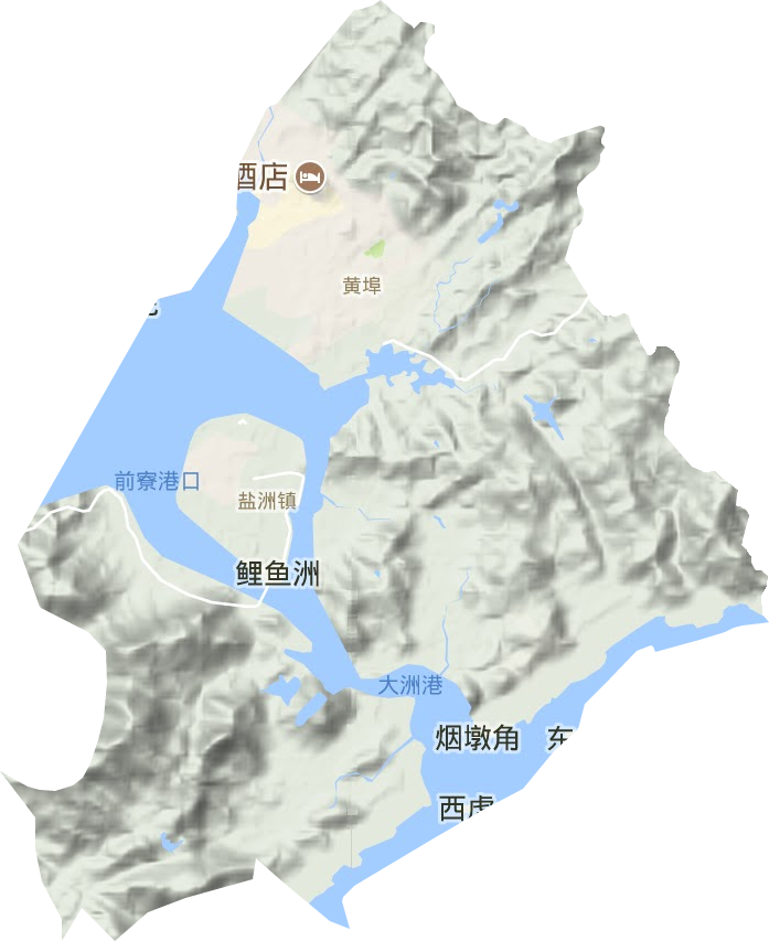 黄埠镇地形图