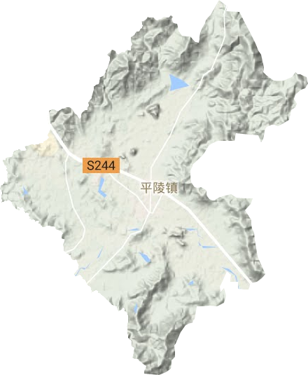 平陵镇地形图