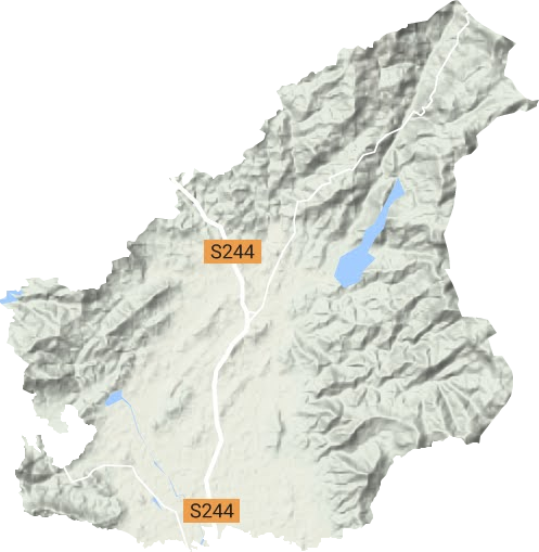 龙田镇地形图