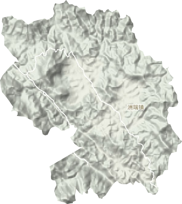 洲瑞镇地形图