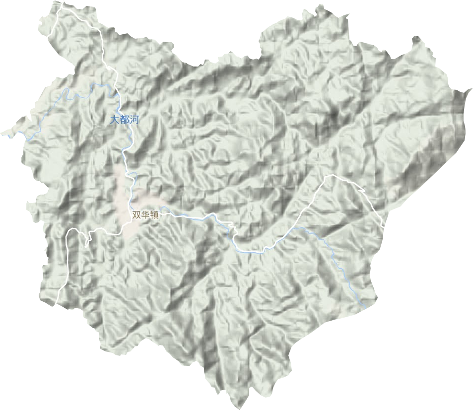 双华镇地形图