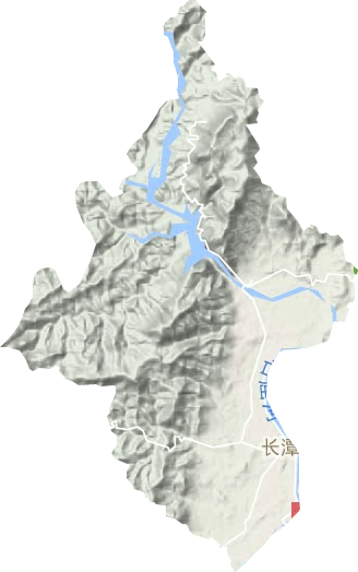长潭镇地形图