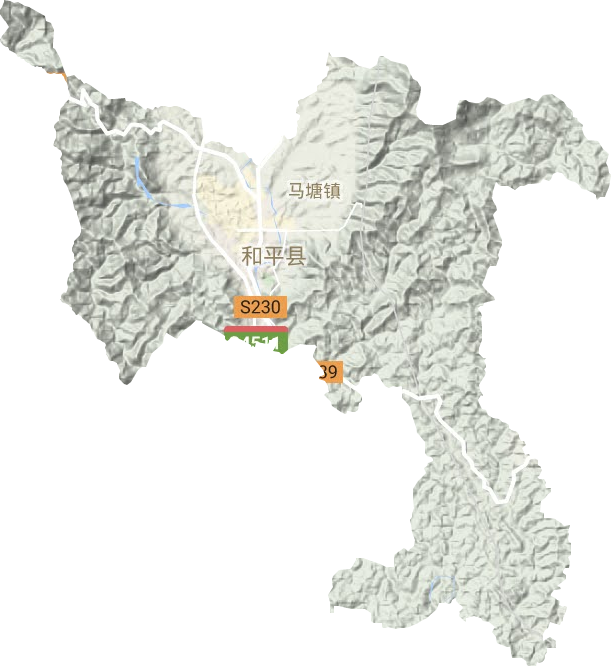 阳明镇地形图