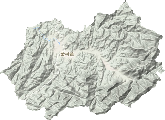 黄村镇地形图