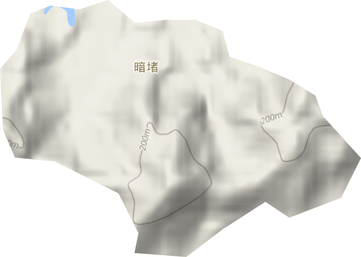 阳江林场宝山分场地形图