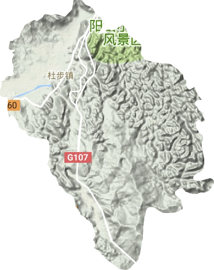 杜步镇地形图