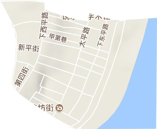 太平街道地形图