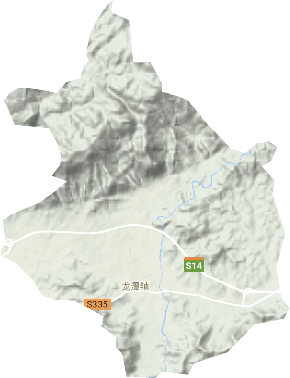 龙潭镇地形图