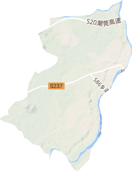 凤江镇地形图