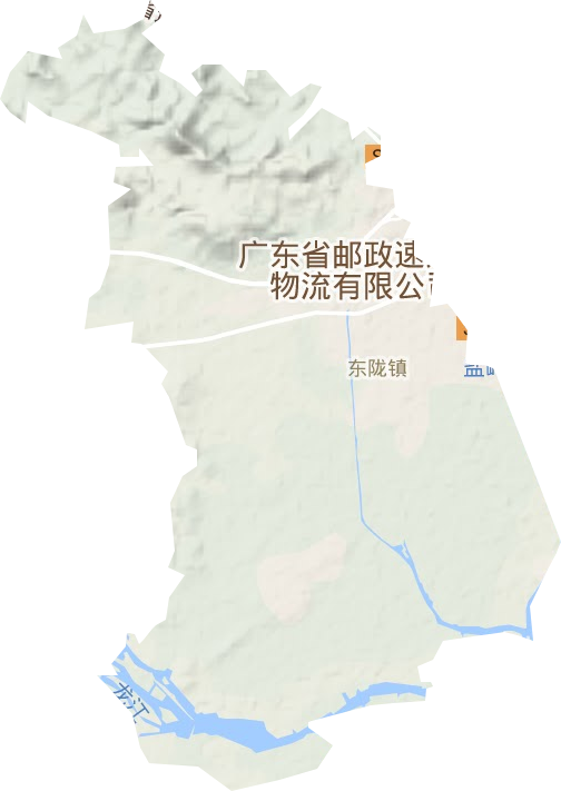 东陇镇地形图