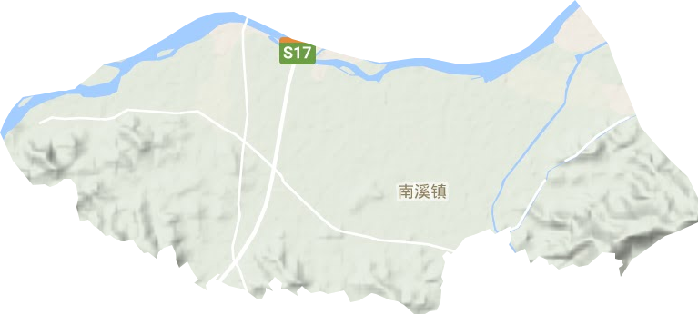 南溪镇地形图