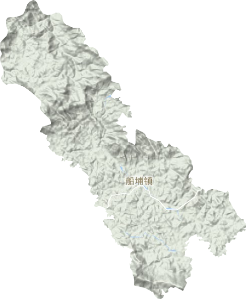 船埔镇地形图