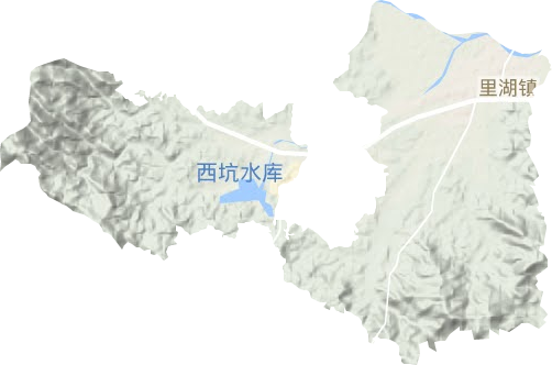 里湖镇地形图