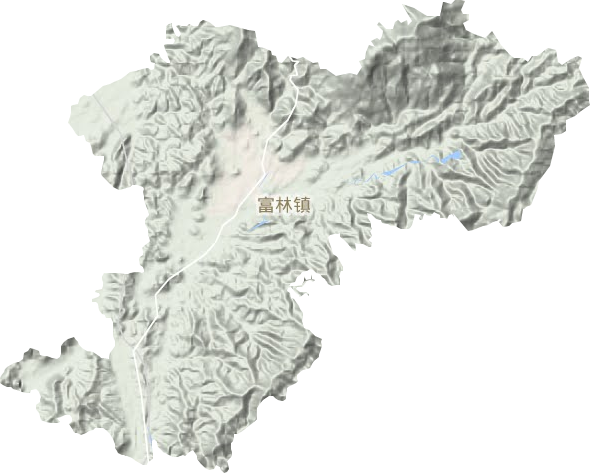 富林镇地形图