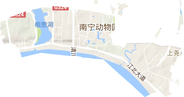 上尧街道地形图