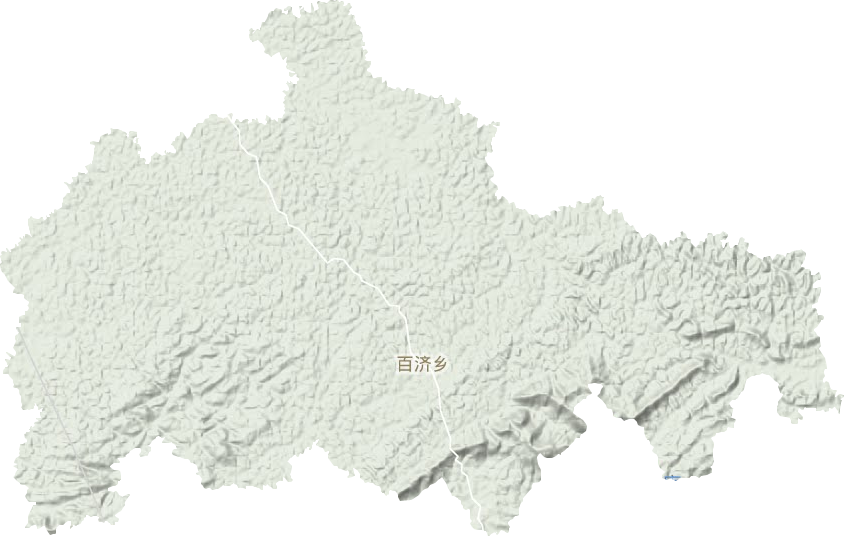 百济镇地形图