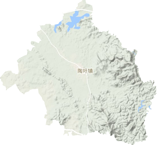 陶圩镇地形图