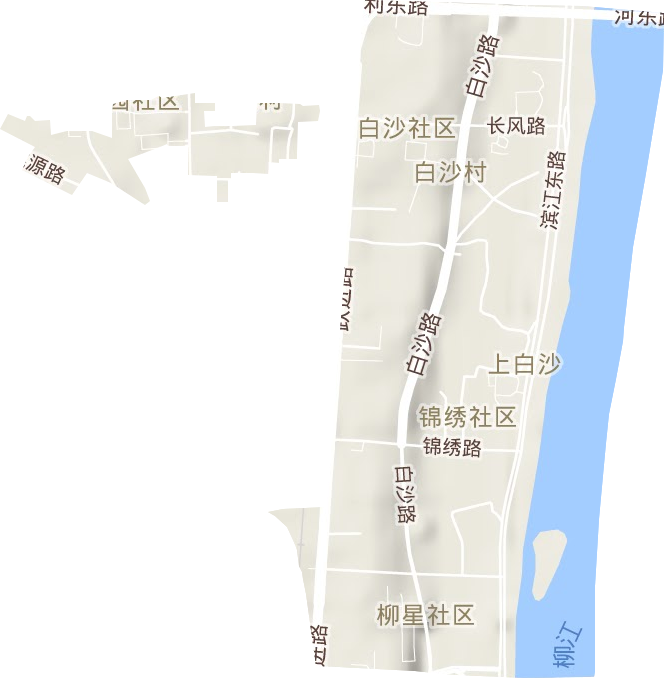 锦绣街道地形图