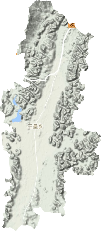 三皇乡地形图