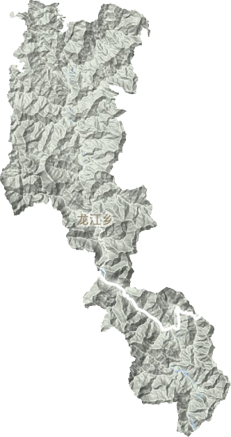龙江乡地形图