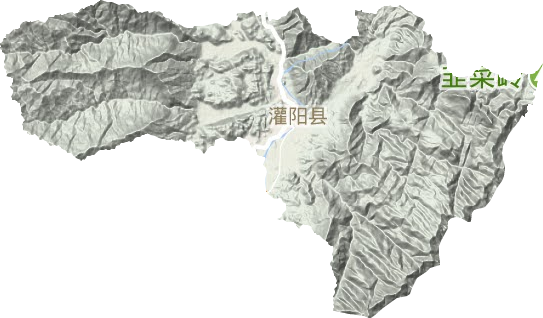 灌阳镇地形图