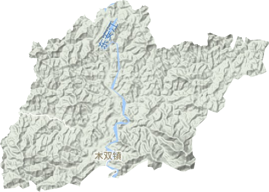 木双镇地形图