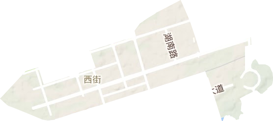 驿马街道地形图