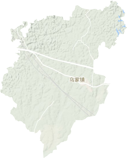 乌家镇地形图
